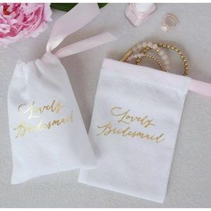 Style me pretty 5 lovely bridesmaid favor bags